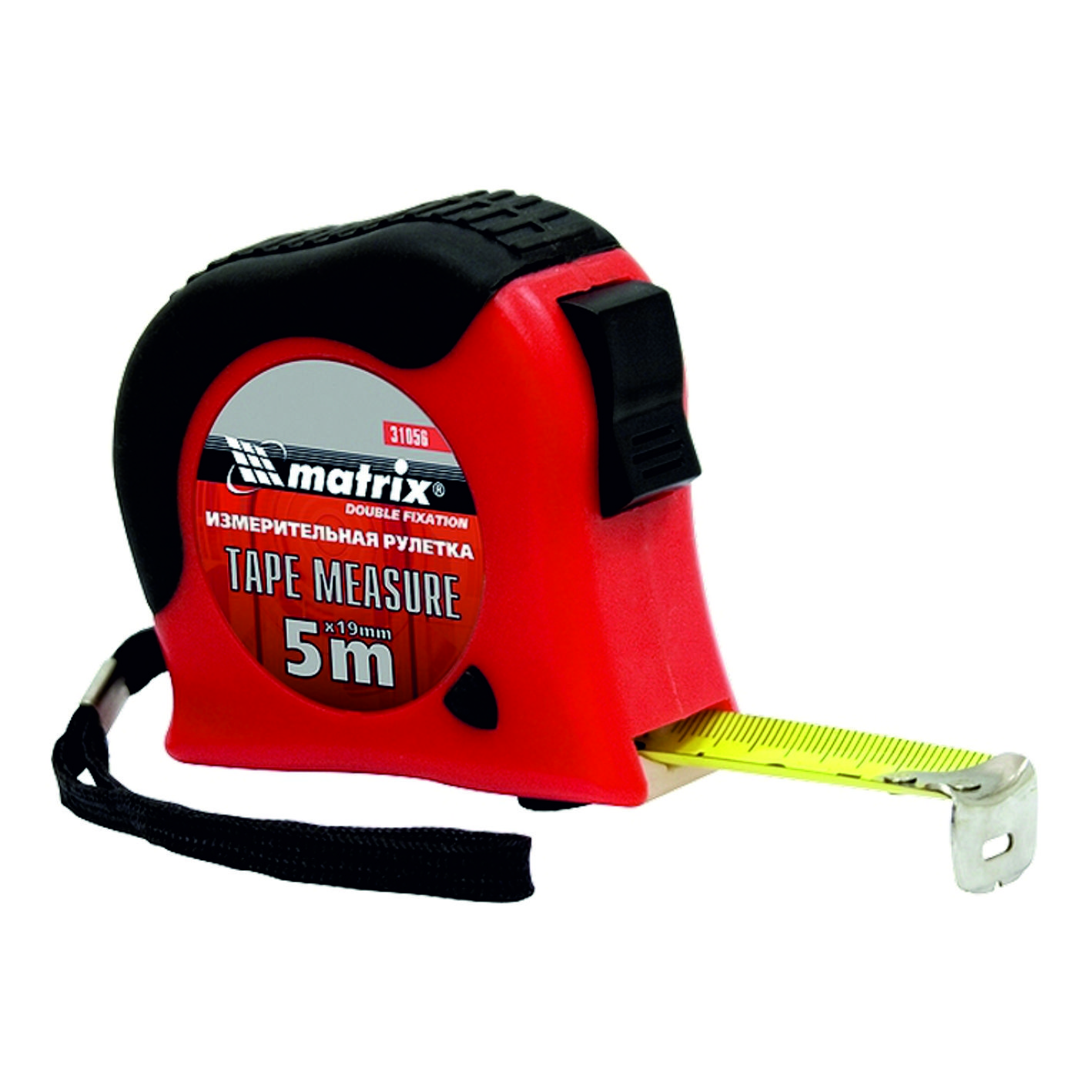Рулетка Doubl fixation  5м х19мм, 31056