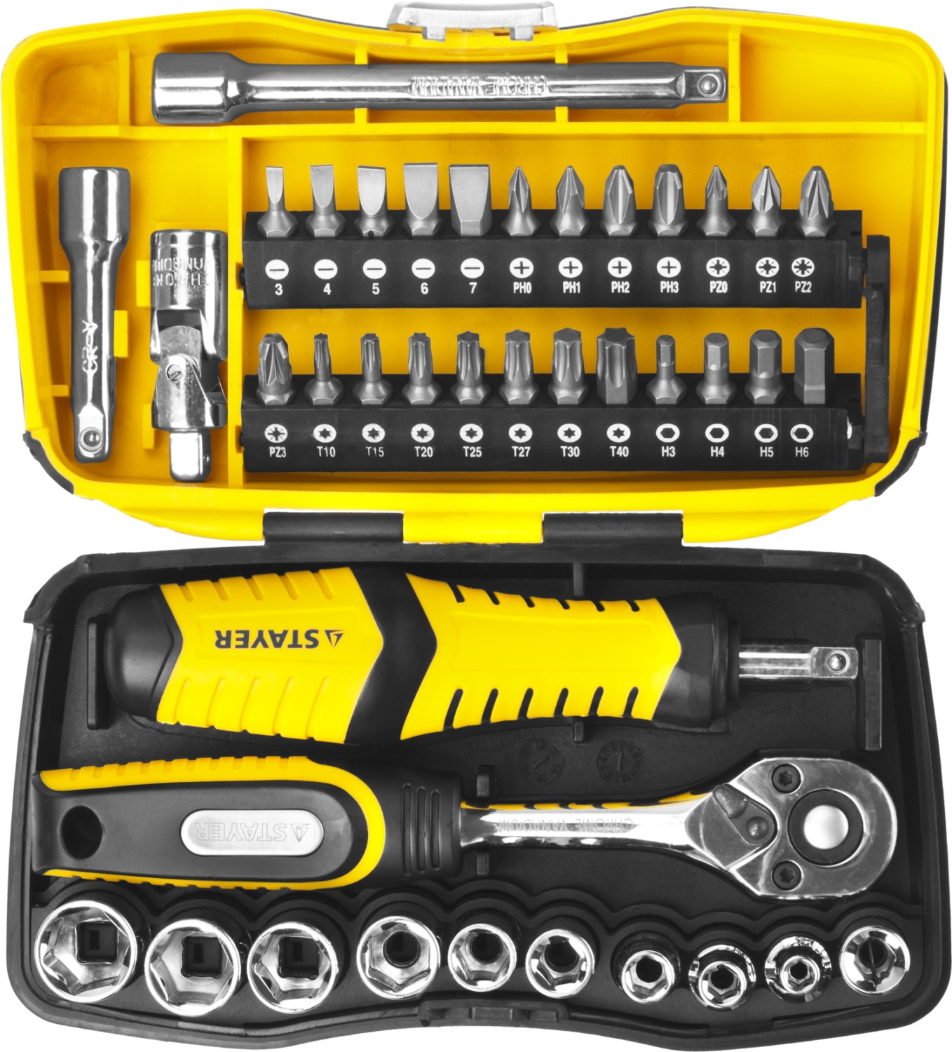 Набор инструмента универсальный Compact 39 предм. Stayer 25135-H39