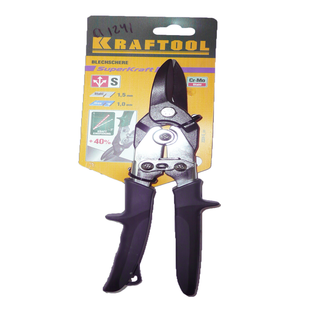 Ножницы KRAFTOOL Cr-Mo прямой рез, 260мм 2324-S