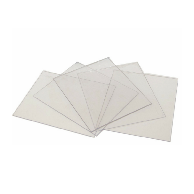 Пластина поликарбонатная  к щитку для  электросварщика (121*69мм) 