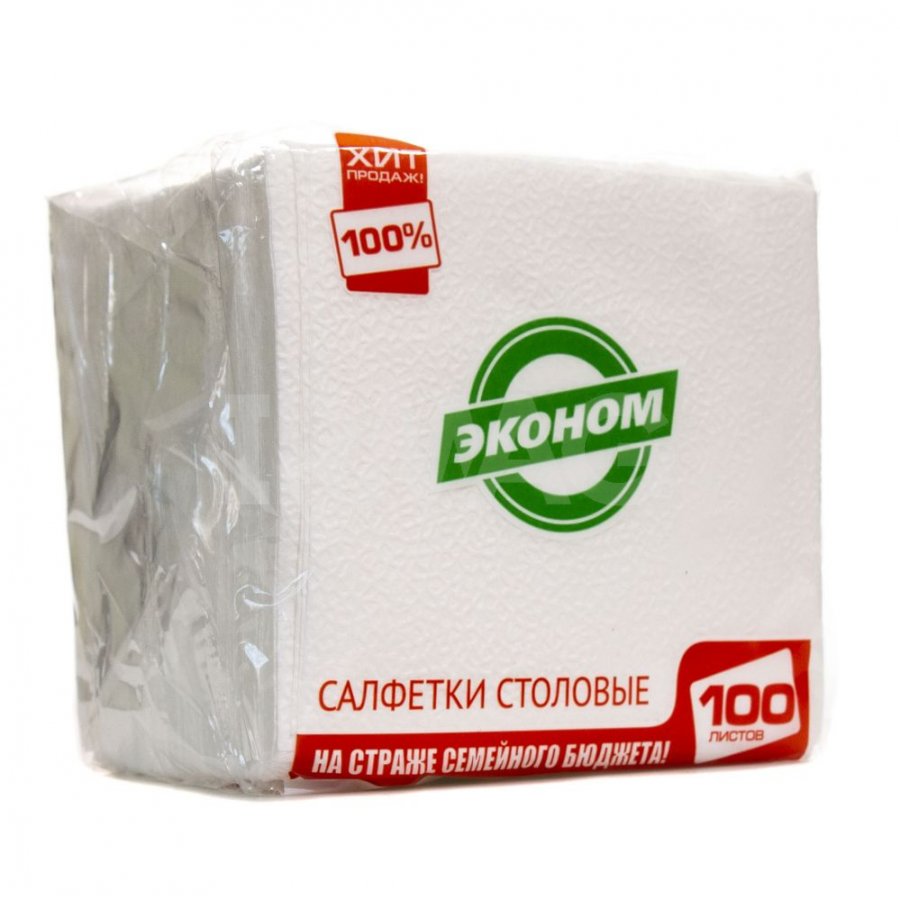 Салфетки белые 100шт Ангарск