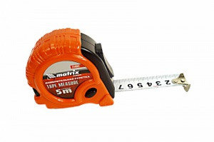 Рулетка Rubber 7,5х25мм, обрез. корпус 31001